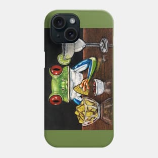 "Margarita Frog" - Frogs After Five collection Phone Case