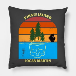 Pirate Island • Logan Martin - alternate Pillow