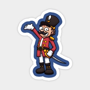 Classic Friendly Cartoon Nutcracker Magnet