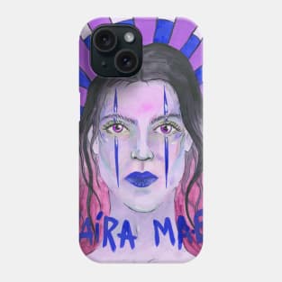 Colorful halo girl Phone Case