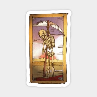 Macrabre tarot Card of the River Styx Magnet