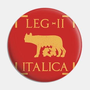 Legio II Italica Wolf Emblem Roman Legion Pin