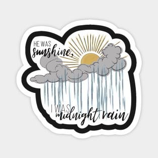 Midnight rain Magnet