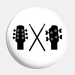 Guitar Drumsticks Bass Pin