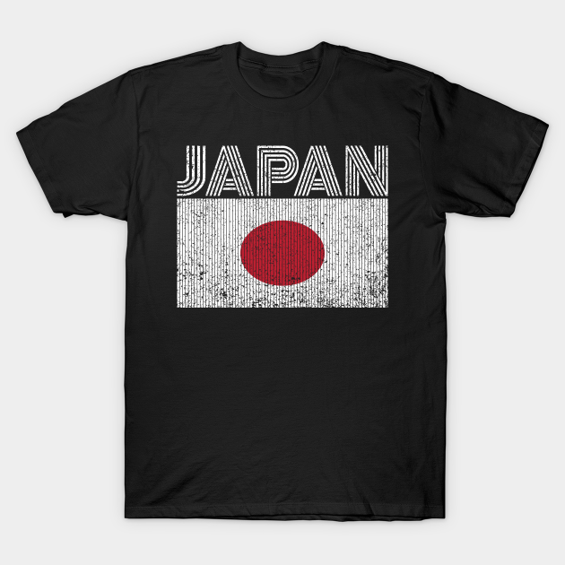 Discover Japan National Flag Japanese Distressed Country Gift - Japanese - T-Shirt