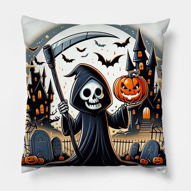 Halloween Night Pillow by Forever2409