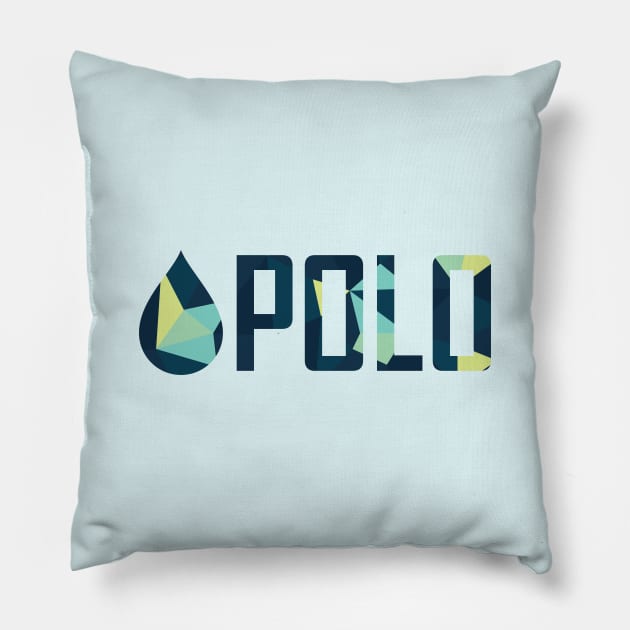 Water Polo Tech Pillow by polliadesign