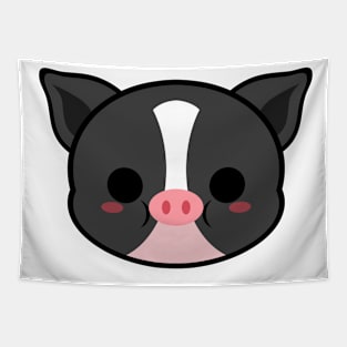 Cute Mong Cai Pot Bellied Pig Tapestry