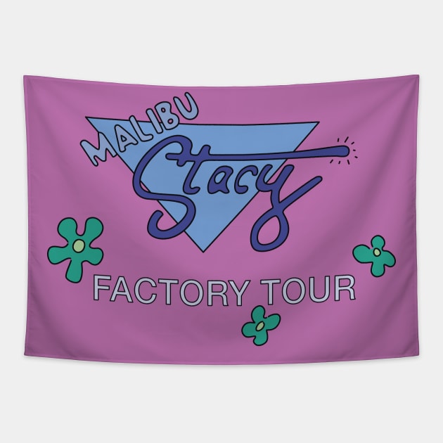 Malibu Stacy Factory Tour Tapestry by saintpetty