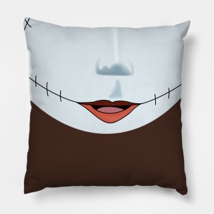 Sally Skellington Face Mask Design Pillow