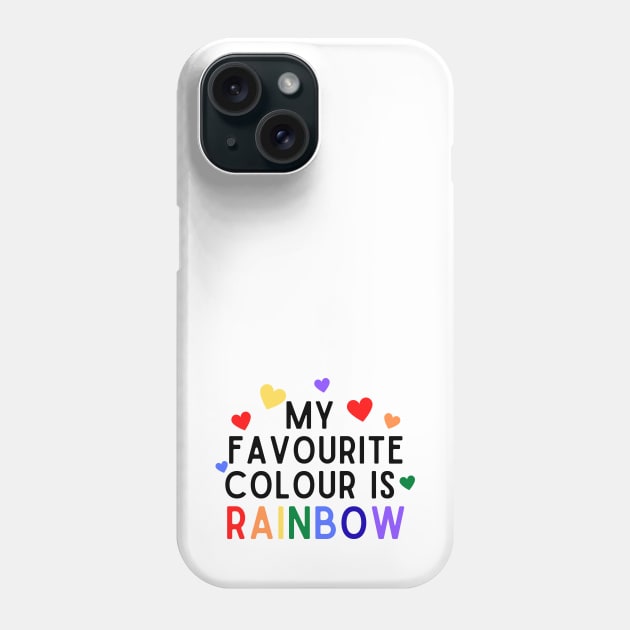 My Favorite color is Rainbow Phone Case by Mplanet
