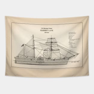 United States Revenue Cutter Harriet Lane - SD Tapestry