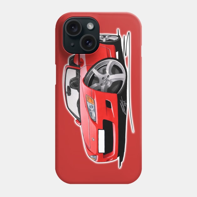 Honda S2000 Red Phone Case by y30man5