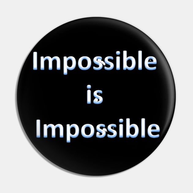 Is impossible Pin by Seven Circles