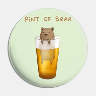 Pint of Bear Pin