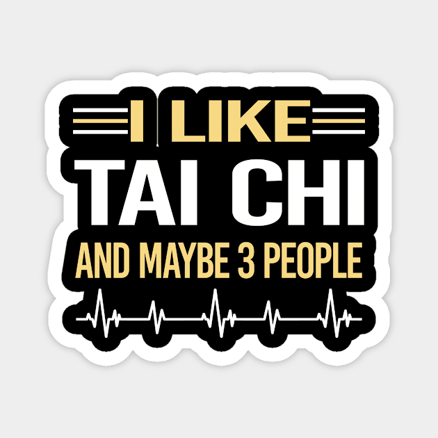 3 People Tai Chi Magnet by symptomovertake