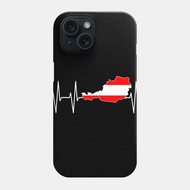 Heartbeat Austria - Vienna Holiday Gift Phone Case by biNutz