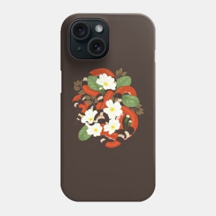 Honduran Milk Snake and Primroses Phone Case