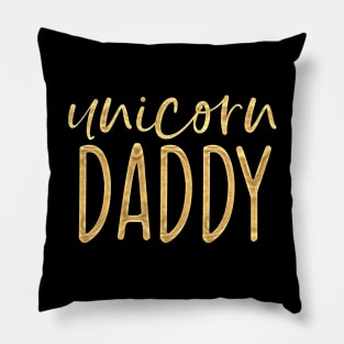 Unicorn Daddy Father Dad Pillow