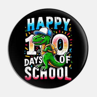 Happy 100 Days Of School Dinosaur Tee Back To School Pin