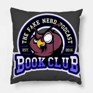 Fake Nerd Book Club Logo Pillow