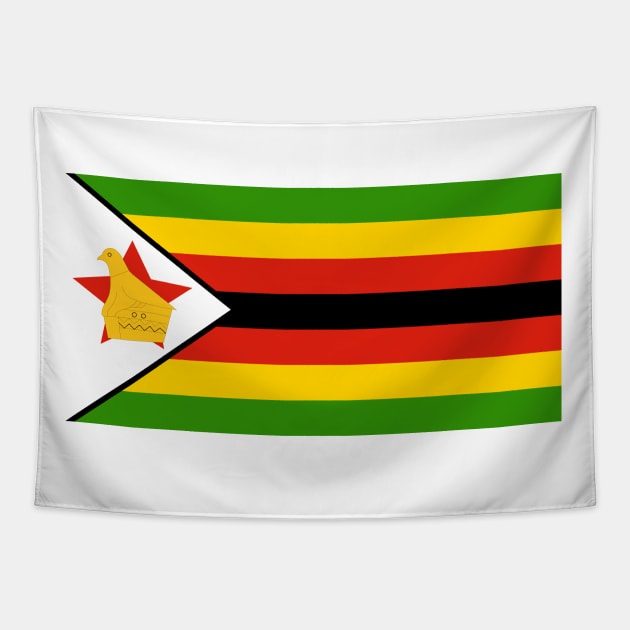 Flag of Zimbabwe Tapestry by COUNTRY FLAGS