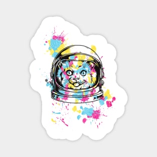 Astronaut cat Magnet