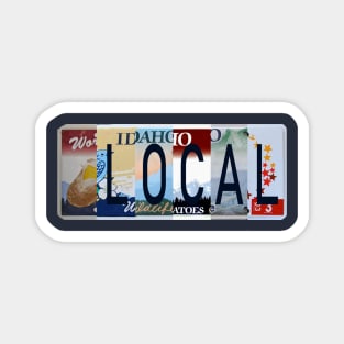 Idaho Local, License Plates Magnet