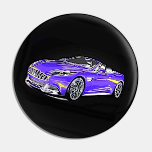 Jag Sport Performance Touring Roadster Luxury Car Pin