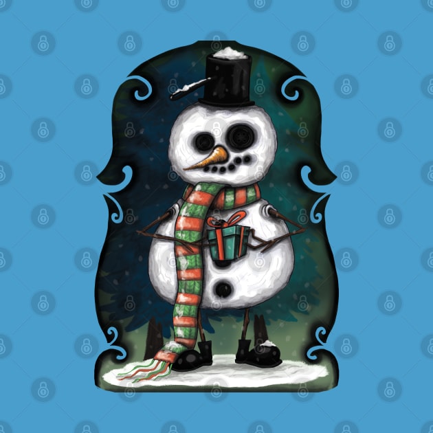 Snowman by Raluca Iov