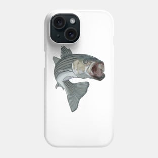 striped bass fishing Phone Case