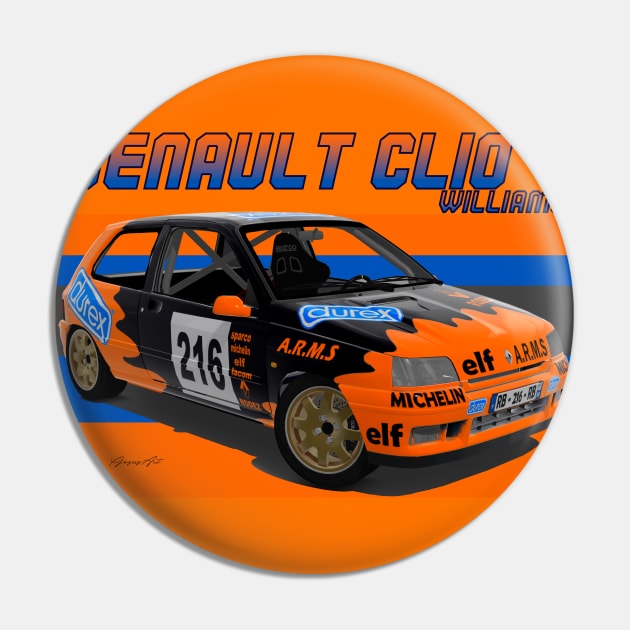 Renault Clio Williams Pin by PjesusArt