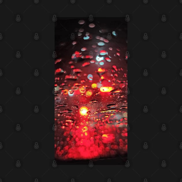 Rain Drops and Blurry Lights by kallyfactory