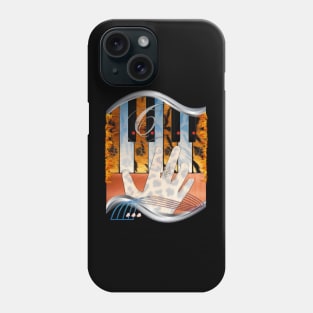 Piano C chord on fire Phone Case