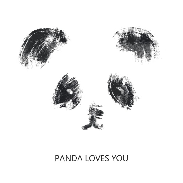 Panda loves you by Alina Grigoreva