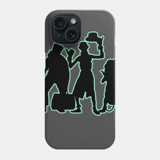 Hitchhiking Ghosts Glowing Silhouette Phone Case