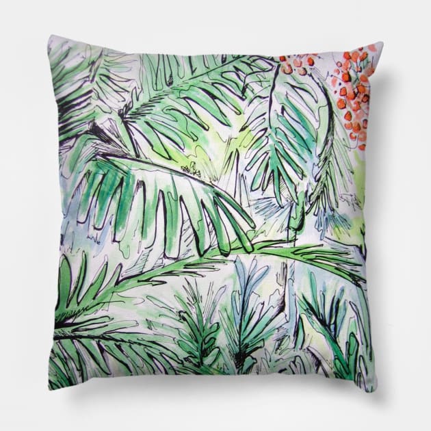 Rainforest Pillow by covostudio