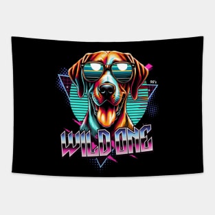 Wild One Pointer Dog Tapestry