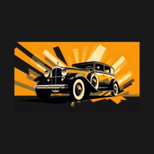 Expressionist Vintage Car T-Shirt