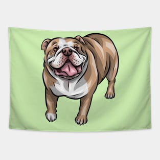 English Bulldog | Cute Dog Tapestry