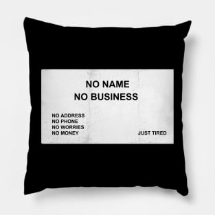 No Name Pillow