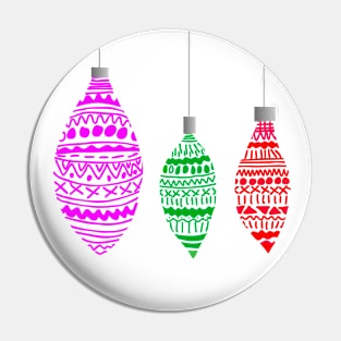 Christmas Baubles Pin