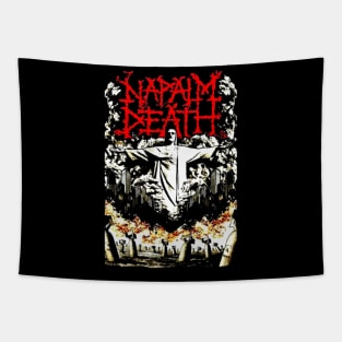 NAPALM DEATH MERCH VTG Tapestry