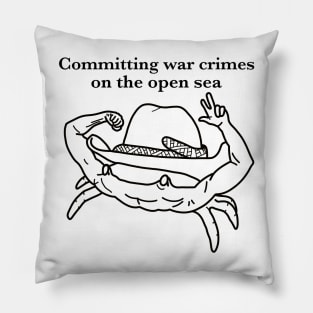 Crab Cowboy Muscle Flex Pillow