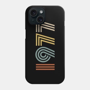 1977 Birth Year Retro Style Phone Case