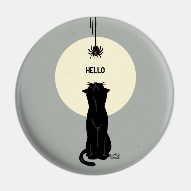 Spider and cat Pin by BATKEI