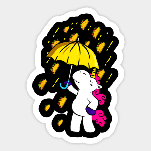 its raining tacos funny gamer song - Its Raining Tacos - Sticker