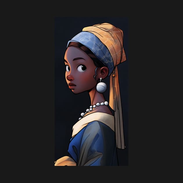 Girl with Earring by SteamboatJoe