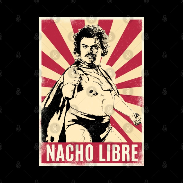 Retro Vintage Nacho Libre by Play And Create