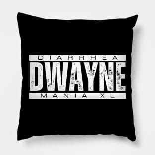 The Rock Funny Diarrhea Dwayne Merch WWE Dwayne The Rock Johnson Diarrhea Dwayne T-Shirt Cody Rhodes Wrestlemania XL Merch Pillow